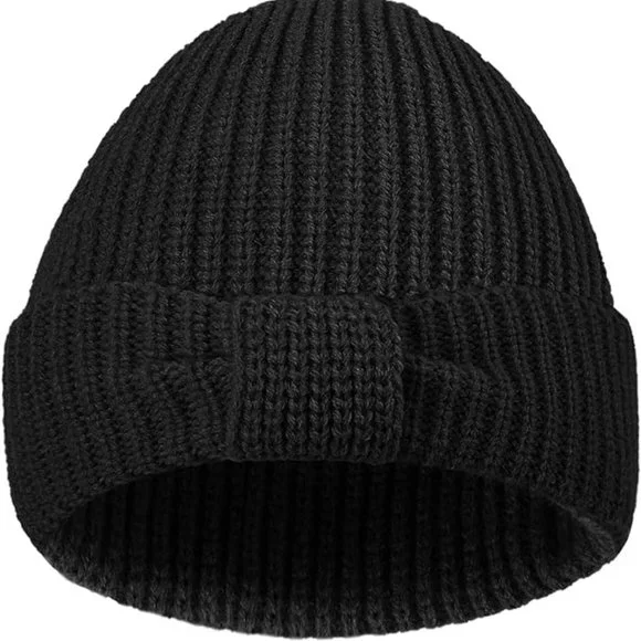 Womens Knit Beanie Hat - Stretchy Soft Warm Daily Touque - Picture 9 of 11